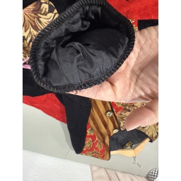 Vintage Alex Kin Patchwork Tapestry Jacket Coat Red Black Womens Plus Size 3XL - Picture 8 of 8